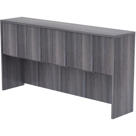 Lorell Weathered Charcoal Laminate DeskingCharcoal Gray 72 x 15 x 36 in. LLR69557